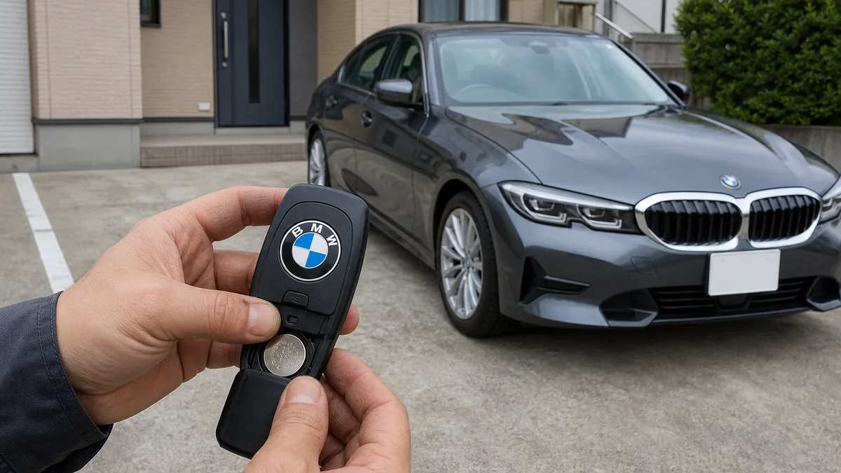 BMW BMW 3シリーズ G20 スマートキー電池交換 CR2032・工具不要・3分