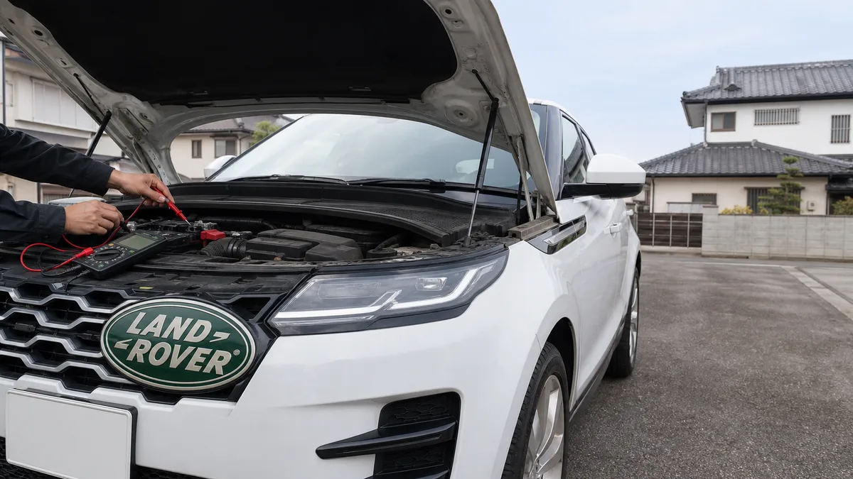 Land Rover Land Rover バッテリー警告灯 発電異常・原因と対処