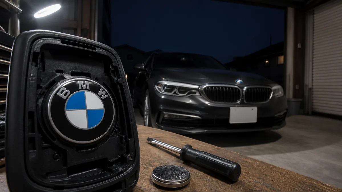 BMW BMW 5シリーズ G30 キー電池交換 CR2032・300円3分