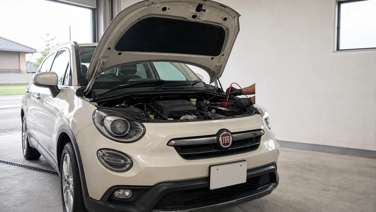 Fiat Fiat バッテリー警告灯が点いたら 原因と緊急度 修理2-11万円