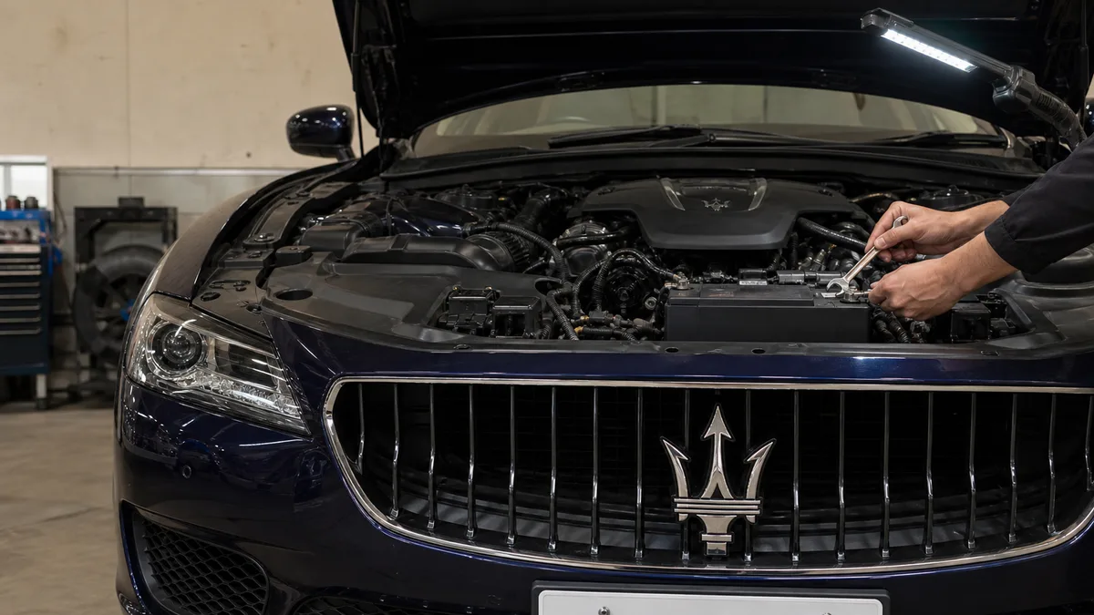 Maserati Maserati バッテリー警告灯 AGM・原因と修理費【2026年版】