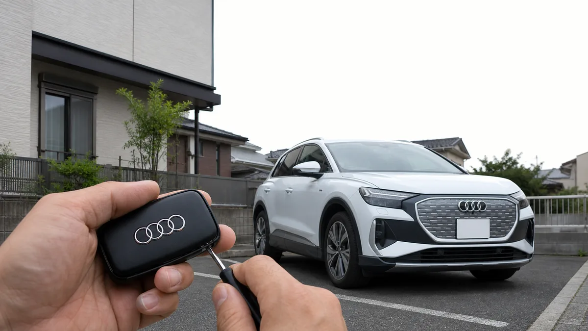 Audi Audi Q4 e-tron スマートキー電池交換 種類・交換手順・注意点