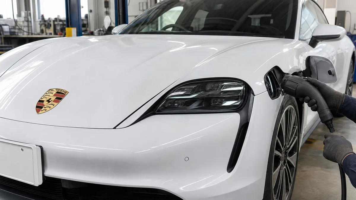 Porsche Porsche Taycan メンテ早見 オイル不要・12V電池と冷却液