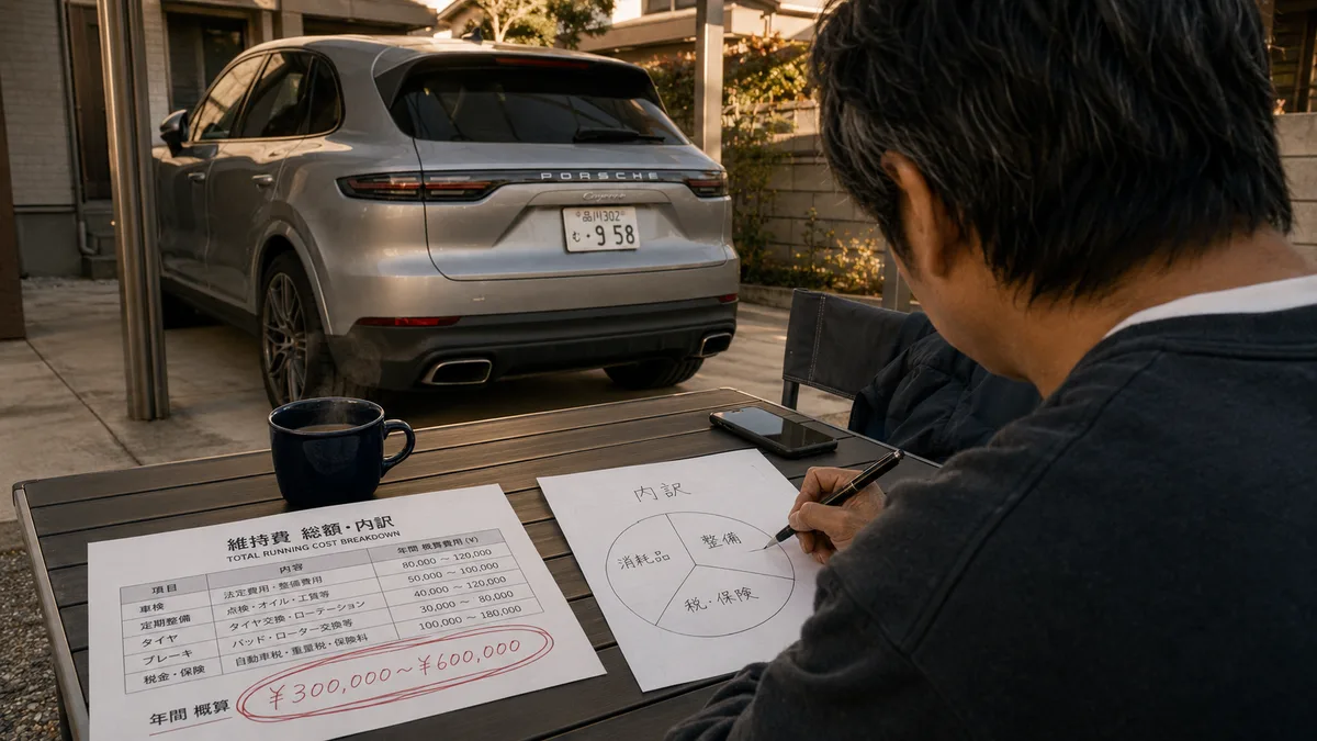 Porsche マカン/カイエン 維持費 総額と内訳まとめ【2026年版】