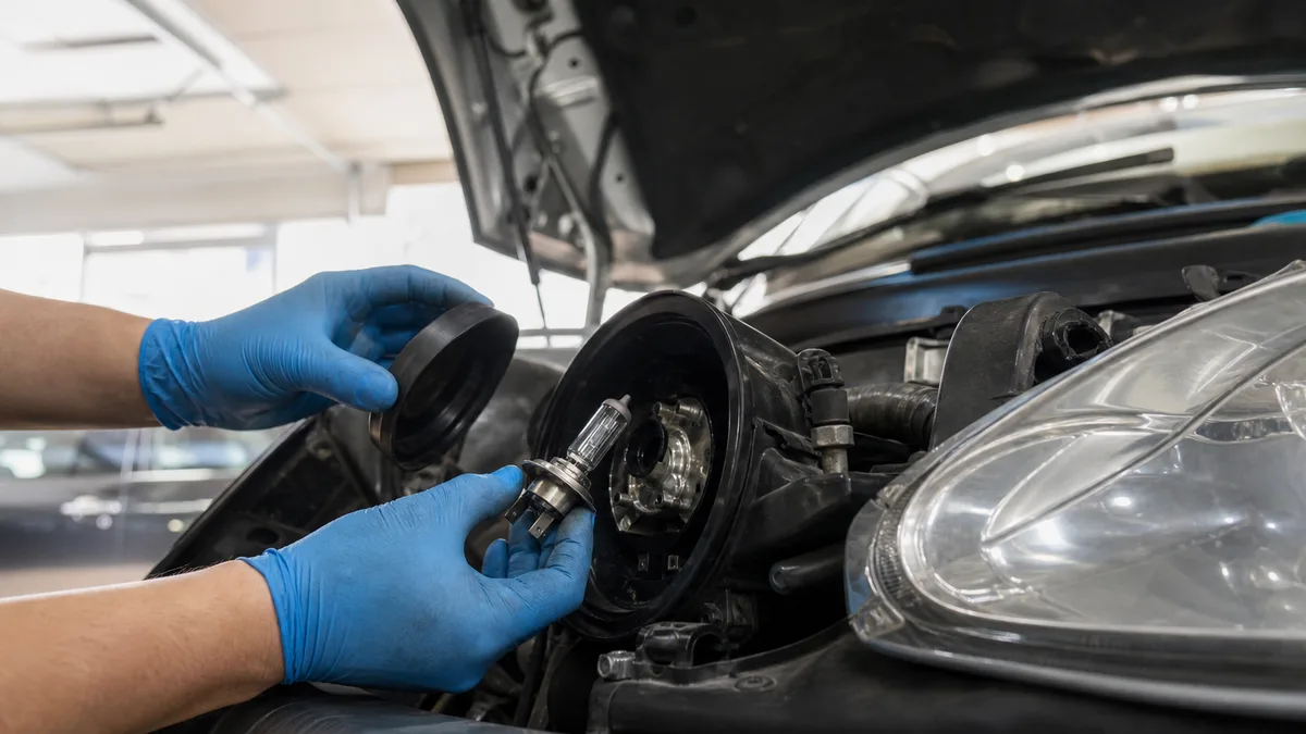 MINI MINI ヘッドライト交換 R50/R53 H4規格・LED化と球切れ