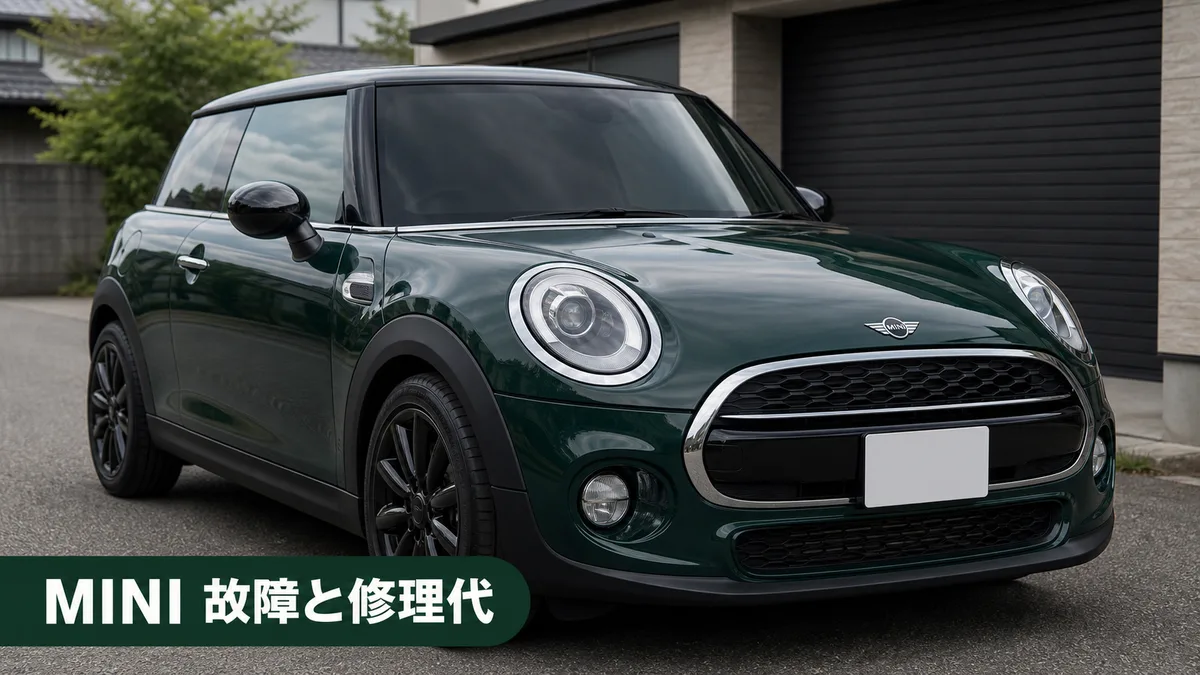 MINI MINIは故障が多い?修理代の実態 R56/F56 症状・世代別