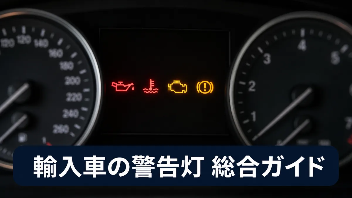 輸入車の警告灯 総合ガイド 23メーカー別 走れるかの早見表
